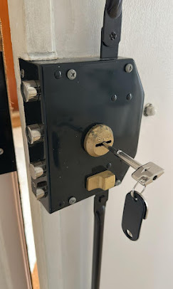 Fechadura de alta segurança instalada